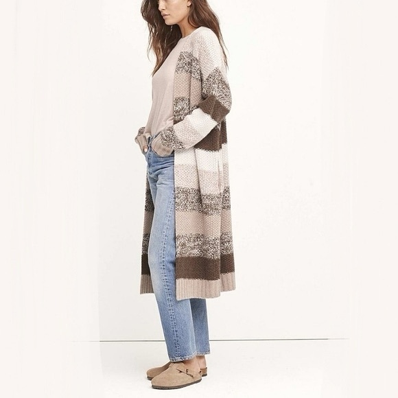 NakedCashmere Sweaters - NakedCashmere Stripe Duster